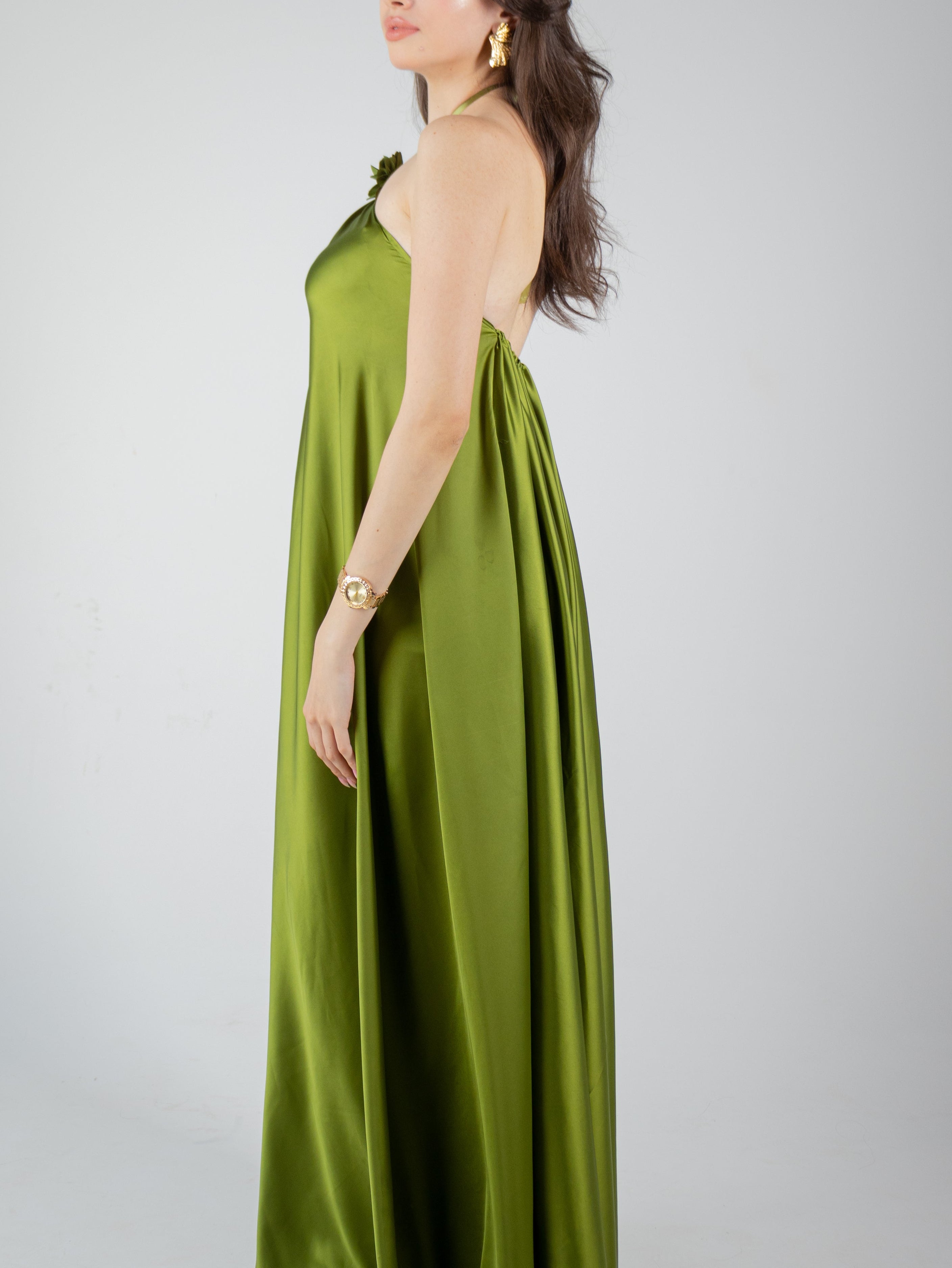 Olive Bloom Dress