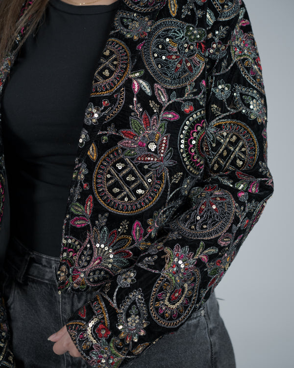 Noir Embellished Jacket