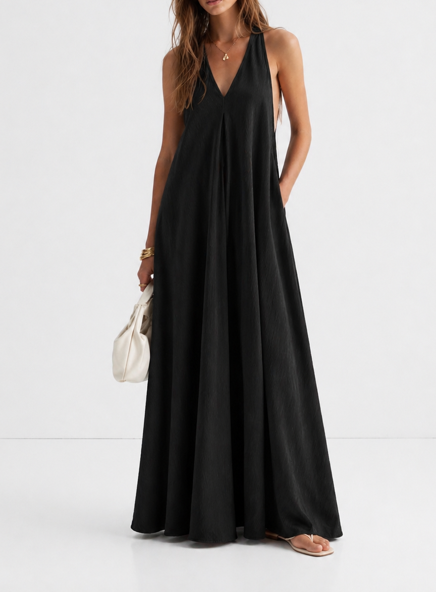 Pure Black Dress