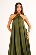 Dark Olive Bloom Dress