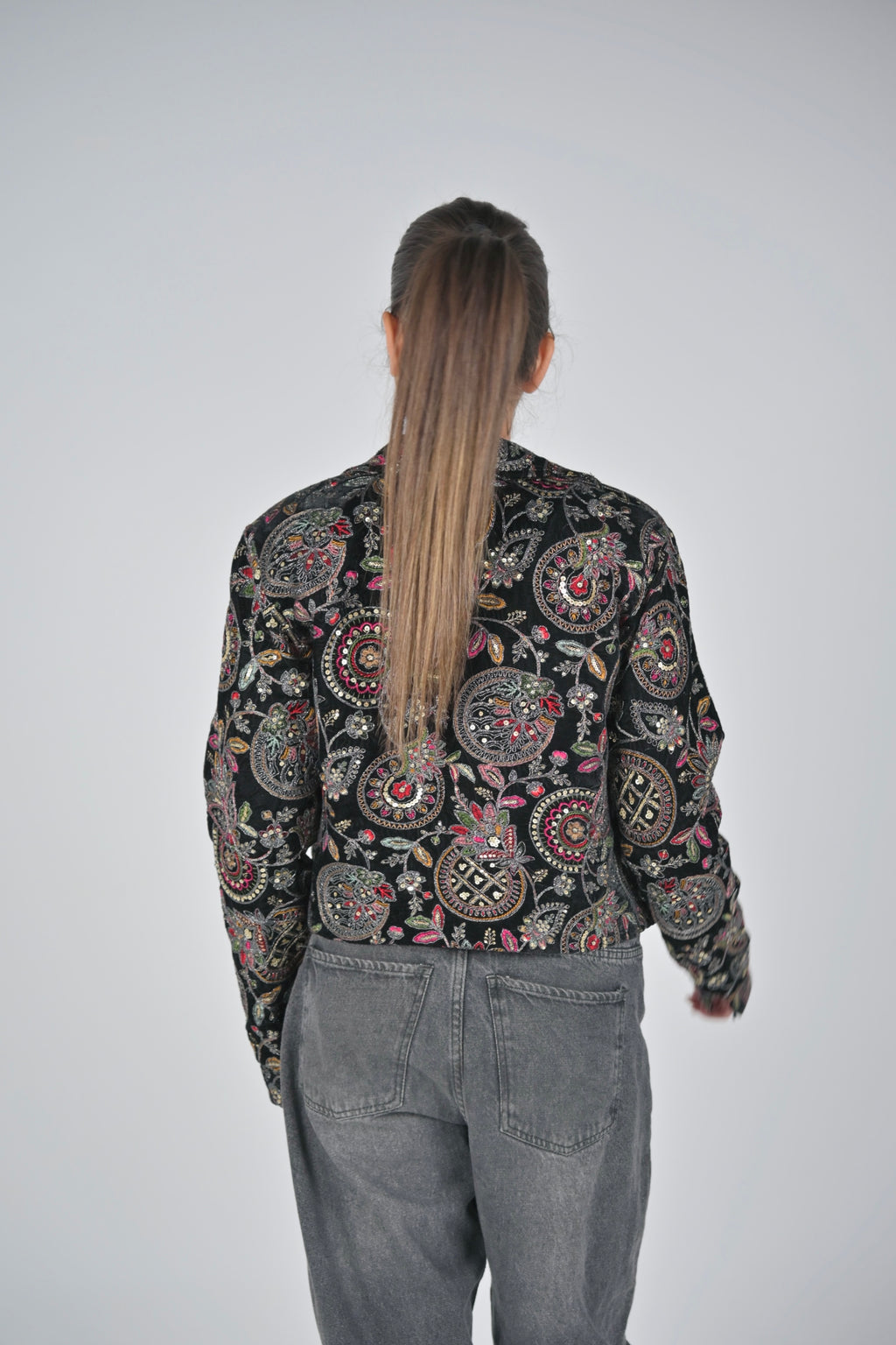 Noir Embellished Jacket