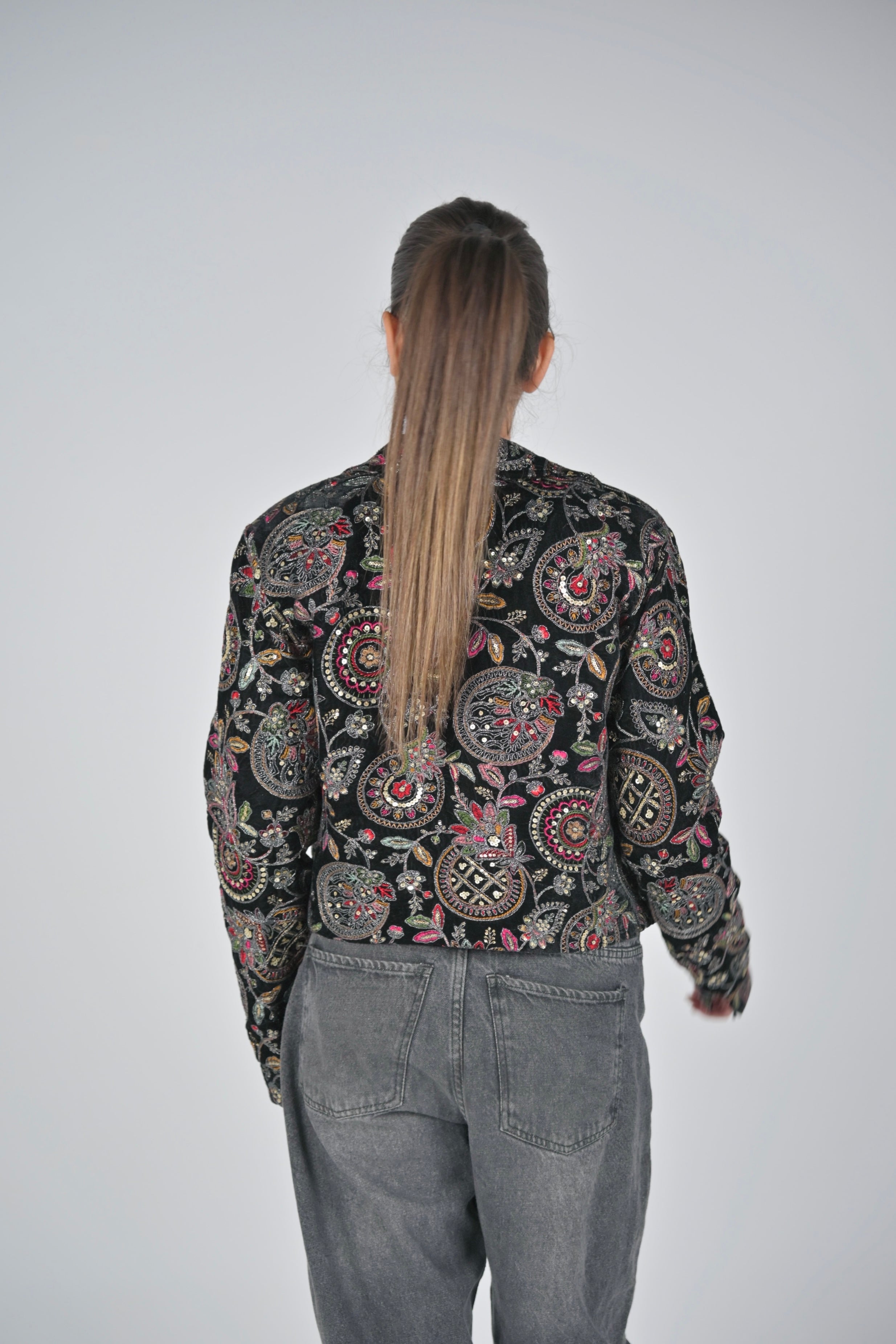 Noir Embellished Jacket