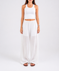 Airy White Pants