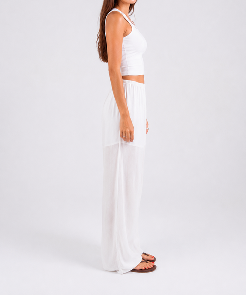 Airy White Pants